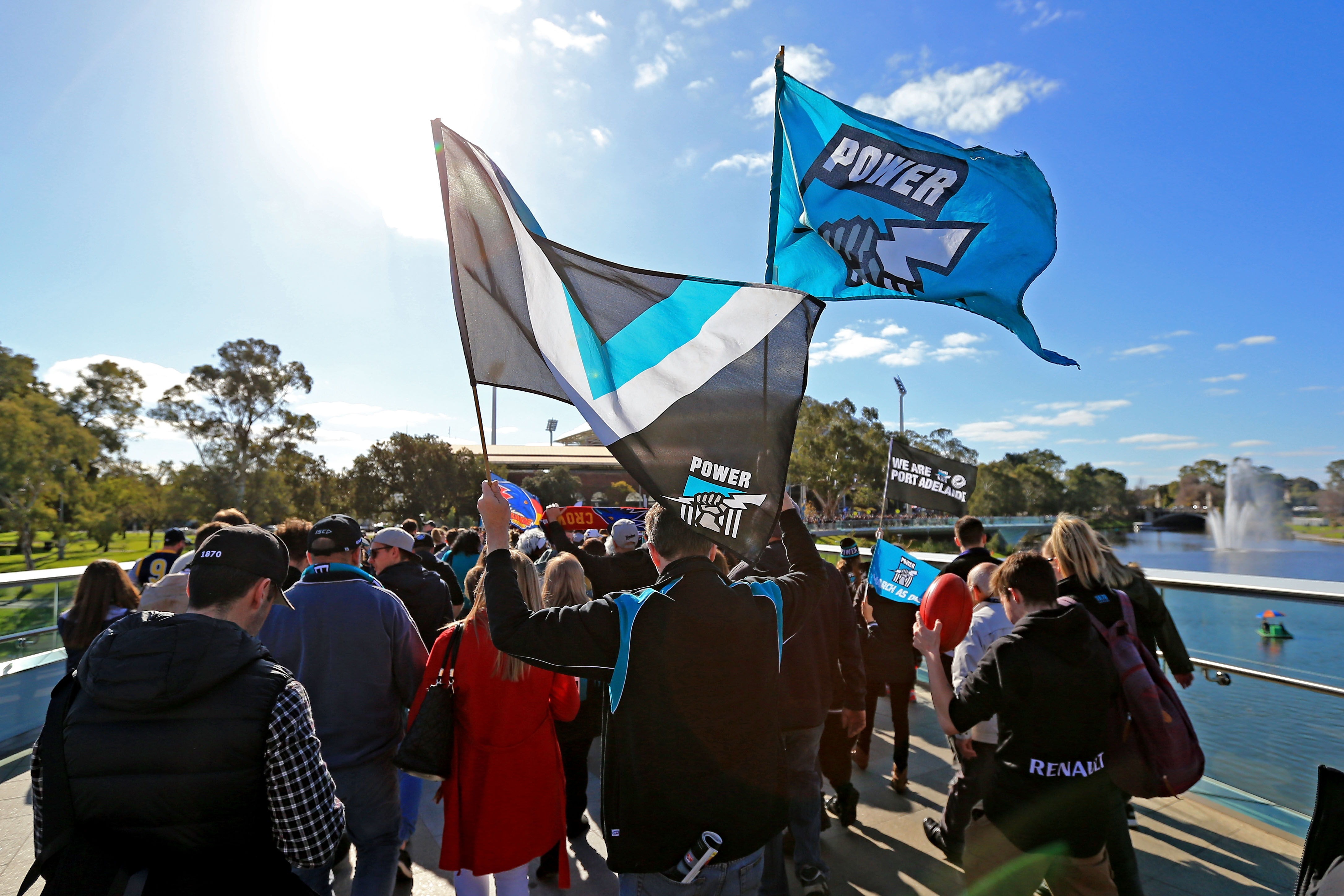 Port Adelaide posts highest attendance figure for modern Adelaide Oval